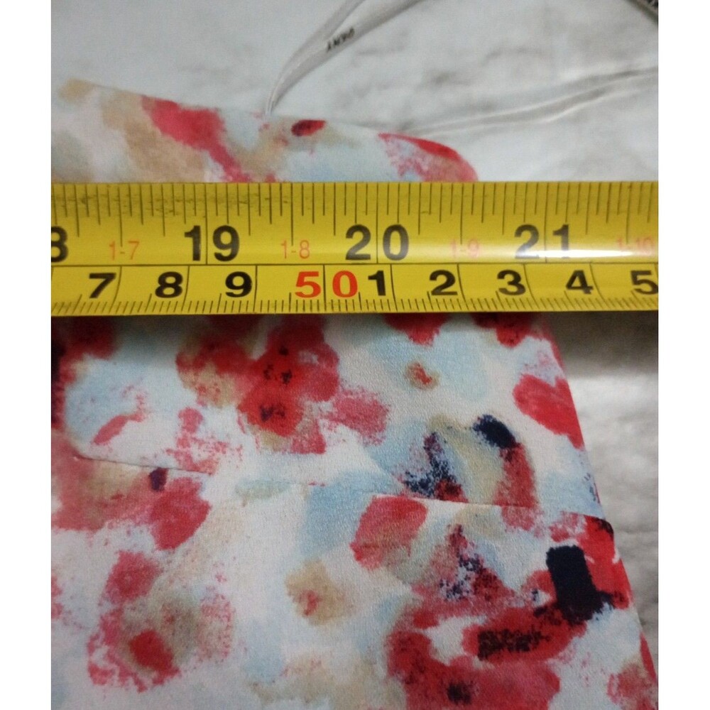 DKNY Floral Tank Blouse Size Large - Picture 5 of 6